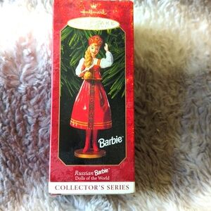 Christmas Barbie Hallmark Keepsake ornament. Dolls of the World series 1999